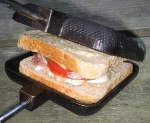Leckerer Toast im Sandwichmaker